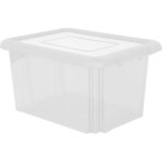 Eda plastique bote de rangement funny box 55 l - naturel - 575 x 44 x 31 cm