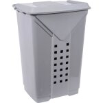 Eda plastique coffre � linge prima 60 l - gris b�ton - 42 x 345 x 60 cm