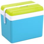 Eda plastique glacire promotion - conservation au frais 10h - bleu turquoise et vert anis - 35 l