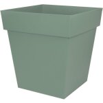Eda pot carr toscane - 50 cm - 87 l - 495 x 495 x 525 cm - vert laurier