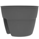 Pot cavalier - eda plastiques - osaka - 8l - anthracite - syst�me de fixation exclusif