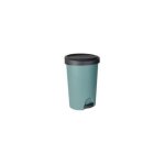 Eda - poubelle à pédale - stepy - 27 l - vert eucalyptus / anthracite Eda - poubelle à pédale - stepy - 27 l - vert eucalyptus / anthracite