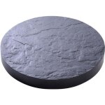 Eda support  roulettes -  30 cm x h 5 cm - gris ardoise