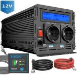 Edecoa 2000w convertisseur 12v 220v 4000w crête transformateur 12v 220v ~ 240v avec lcd télécommande ... Edecoa 2000w convertisseur 12v 220v 4000w crête transformateur 12v 220v ~ 240v avec lcd télécommande ...