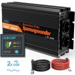Edecoa convertisseur 220v 12v pur sinus 1500w transformateur 12v 220v 3000w crête Edecoa convertisseur 220v 12v pur sinus 1500w transformateur 12v 220v 3000w crête