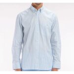 Eden park - chemise en coton ray�e coupe droite