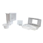 Kit skimmer grande meutri�re piscine hors sol - aqualux - taraud� 11 / 2 - avec accessoires