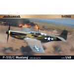 Eduard - maquette avion p - 51b / c mustang with dorsal fin profipack edition eduard82108 1:48 maquette ...