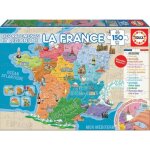 Puzzle �ducatif de la france - educa - 150 pi�ces - pour enfants de 7 ans et plus