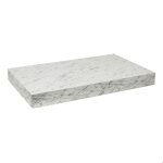 Egger - naturel plan vasque 1035x8x50 cm blanc effet marbre (do10050mcb)