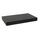 Egger - naturel plan vasque 835x8x50 cm noir effet marbre (do8050pbc)