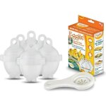 Eggies - 6 moules cuit oeuf micro - onde bain - marie - vu  la tv - cuisson ?ufs