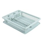 �gouttoir avec plateau merle 45cm bleu givr�