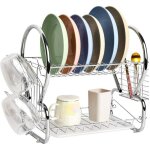 �gouttoir � vaisselle � 2 niveaux multifonction support pour bol � tasses �gouttoir � vaisselle avec ...