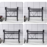 Égouttoir à vaisselle - acier inoxydable - noir - réglable 40 - 65 cm - organisateur de cuisine - stable ... Égouttoir à vaisselle - acier inoxydable - noir - réglable 40 - 65 cm - organisateur de cuisine - stable ...