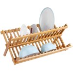gouttoir  vaisselle - bambou - pliable - double tage - design contemporain - 455 x 245 cm