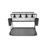 Egouttoir  vaisselle pliable grand modle gris fonc - brabantia