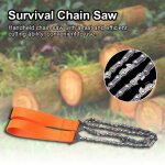 Eif scie  chane en acier au manganse outillage de jardin fil de survie scie  main outil de survie ...