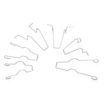 Eiffel 5zhsfullkit 6 pcs phare t�te lampe ampoule de maintien ressort clip pince pour h1 / h3 / h4 / ...