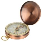 Eiffel boussole portable vintage r�tro en cuivre pour camping randonn�e