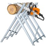 Einfeben chevalet à bûches chevalet de sciage chevalet de tronçonnage pliable 4 supports de train Einfeben chevalet à bûches chevalet de sciage chevalet de tronçonnage pliable 4 supports de train