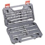 Einhell jeu de 12 forets et burins pour marteaux perforateurs  mandrin sds - plus (10 forets  5 - 16 ...