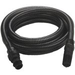 Einhell tuyau daspiration noir 7 mtres avec embouts en pvc
