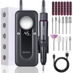 Eksesor ponceuse pour ongles sans fil lectrique professionnel en gel 45 000 tr - min portable manucure ...