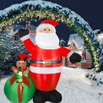 Elancooh 6ft père noël gonflable lumineux père noël deco exterieur géant père noël deco pour noël vacances ... Elancooh 6ft père noël gonflable lumineux père noël deco exterieur géant père noël deco pour noël vacances ...