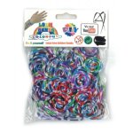 Elastiques pour bracelet bicolores jeton de poker - diy