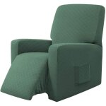 Elastique housse de fauteuil wovte housse de fauteuil  oreilles tissu doux polyester protecteur pour ...