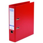 Classeur  levier - elba - a4 - dos 80 mm - 2 anneaux - rouge