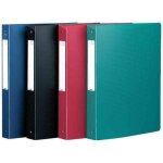 Elba memphis classeur  anneaux format a4 polypropylne dcoup rouge