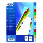Elba paquet de 12 intercalaires mensuels a4 - polypropyl�ne12 / 100