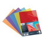 Elba pochette coin a4 clair couleurs assorties (pack de 10)