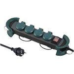 Electraline bloc 4x2p + t avec interrupteur 3g1. 5 4 m