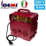 Electrificateur de clture lectrique 8 km 220 v pour animaux chevaux chiens sangliers vaches porcs poules ...
