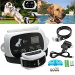 lectrique clture anti - fugue sans fil systme metteur collier etanche pour chien