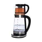 �lectrique double 25 l avec th�i�re en verre 1 l machine � th� 1500w avec infuseur �cran lcd