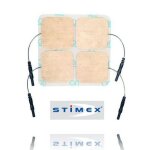 Electrodes ceinture abdo muscu stimex 5x5 cm