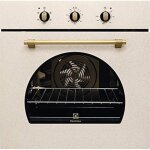 Electrolux fr 53 s four multifonction finition sable avec poign�es finition bronze 60 cm