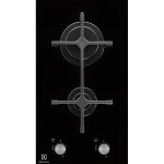Electrolux egc3322nvk - table de cuisson domino gaz - 3900w - l29xp52cm - revtement verre - noir