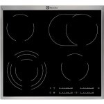 Plaque de cuisson int�gr�e - electrolux - ehf46547xk - vitroc�ramique - 59 cm - noir