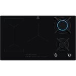 Electrolux plaque de cuisson mixte induction srie 800 mixed hob 90 cm kdi951723k noir