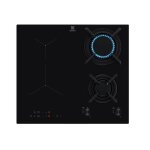 Electrolux table de cuisson mixte induction 4 feux 60cm 4500w noir - kdi640713k