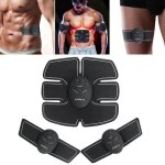 Electrostimulateur appareil de musculation abdominaux bras cuisses ceinture abdo fitness pour hommes ...