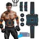 Electrostimulateur musculaire ceinture abdominale ems stimulateur appareil femme homme entranement abdominal ...