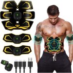 Electrostimulateur musculaire ems ceinture abdominale electrostimulation appareil abdominal abs stimulateur ...