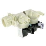 Electrovanne double - lave - linge - indesit - ariston hotpoint - whirlpool - scholtes - miele - bauknecht ...