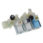 Electrovanne triple pour machine  laver et lave - vaisselle ariston